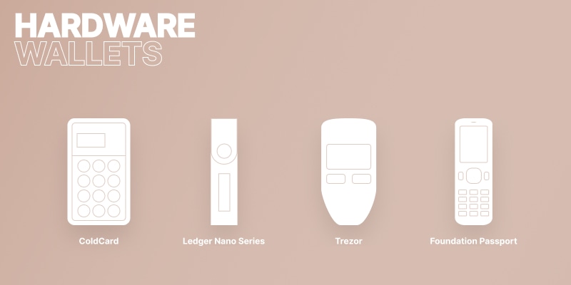 Examples of hardware wallets